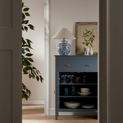 Oakham Small Sideboard with Drawer, Stormy Blue