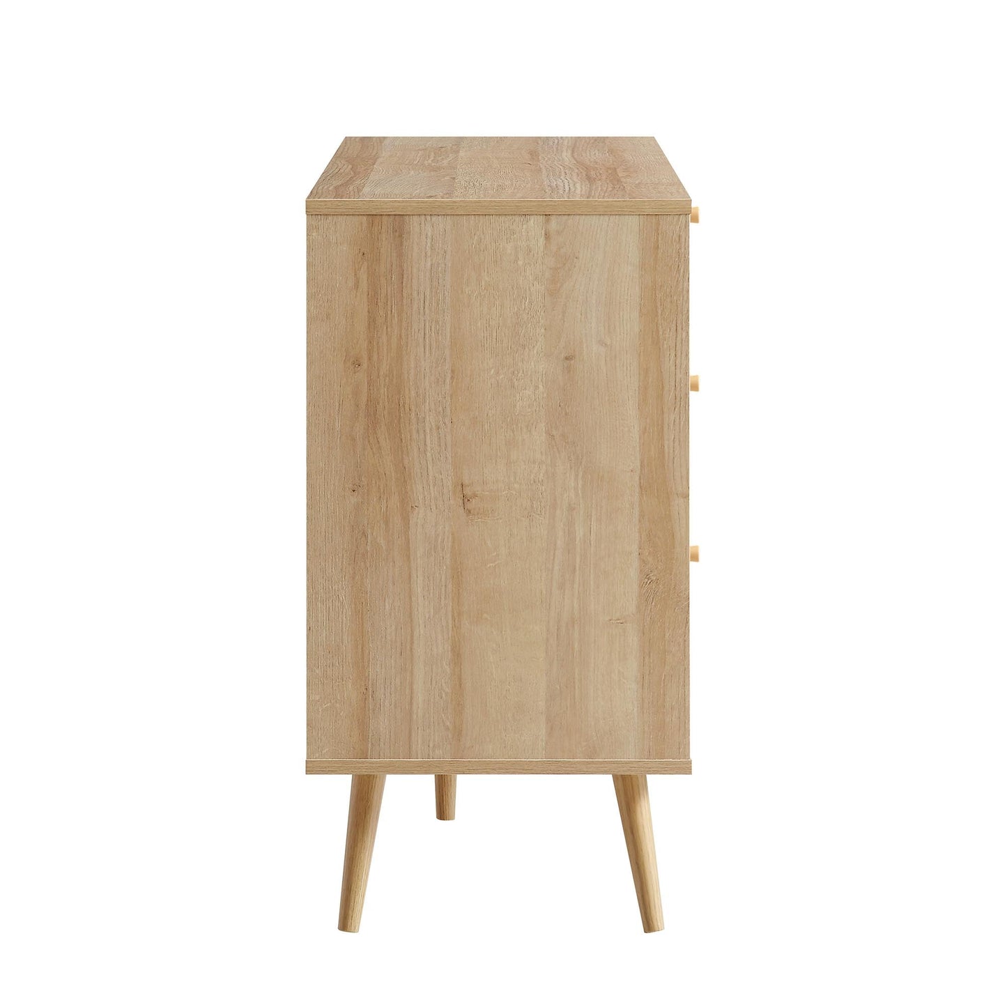 Frances Woven Rattan Chest of 6 Drawers, Natural