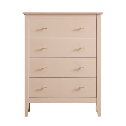 Oakham Chest of 4 Drawers, Nude Pink