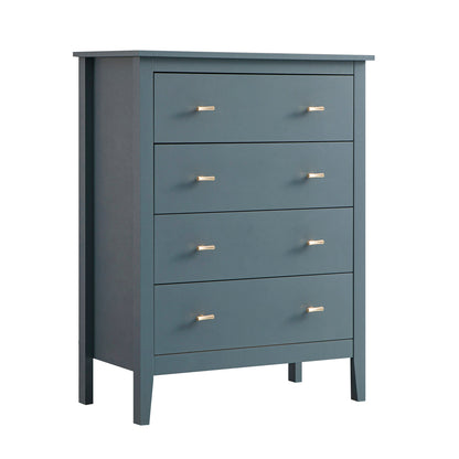 Oakham Chest of 4 Drawers, Stormy Blue