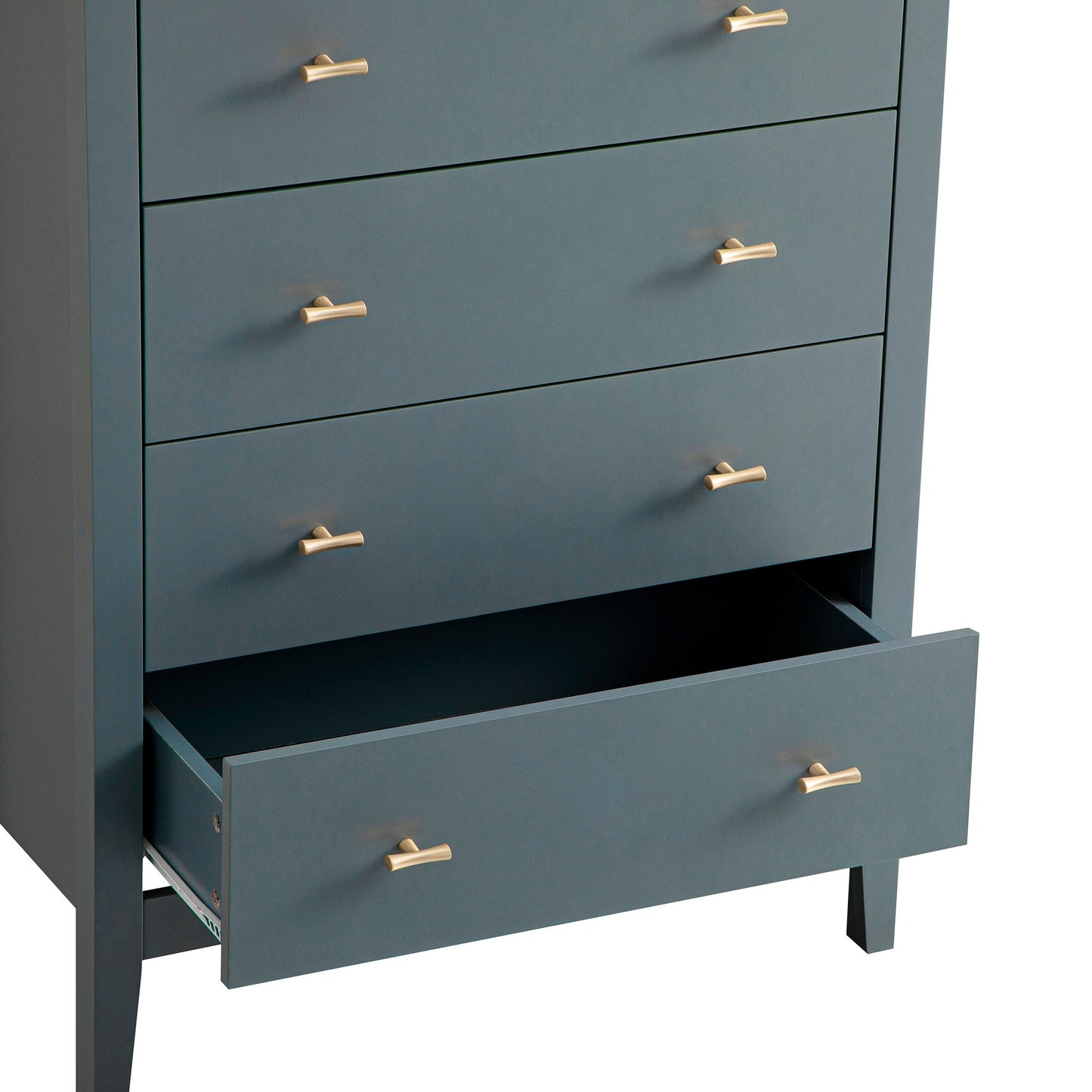 Oakham Chest of 4 Drawers, Stormy Blue