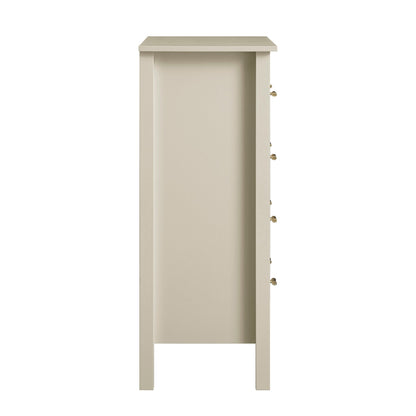 Oakham Chest of 4 Drawers, Shaded White