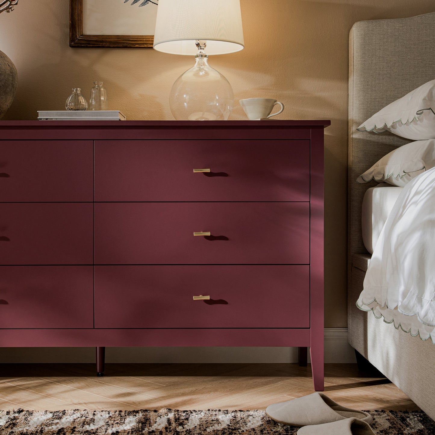 Oakham Chest of 6 Drawers, Wild Cherry