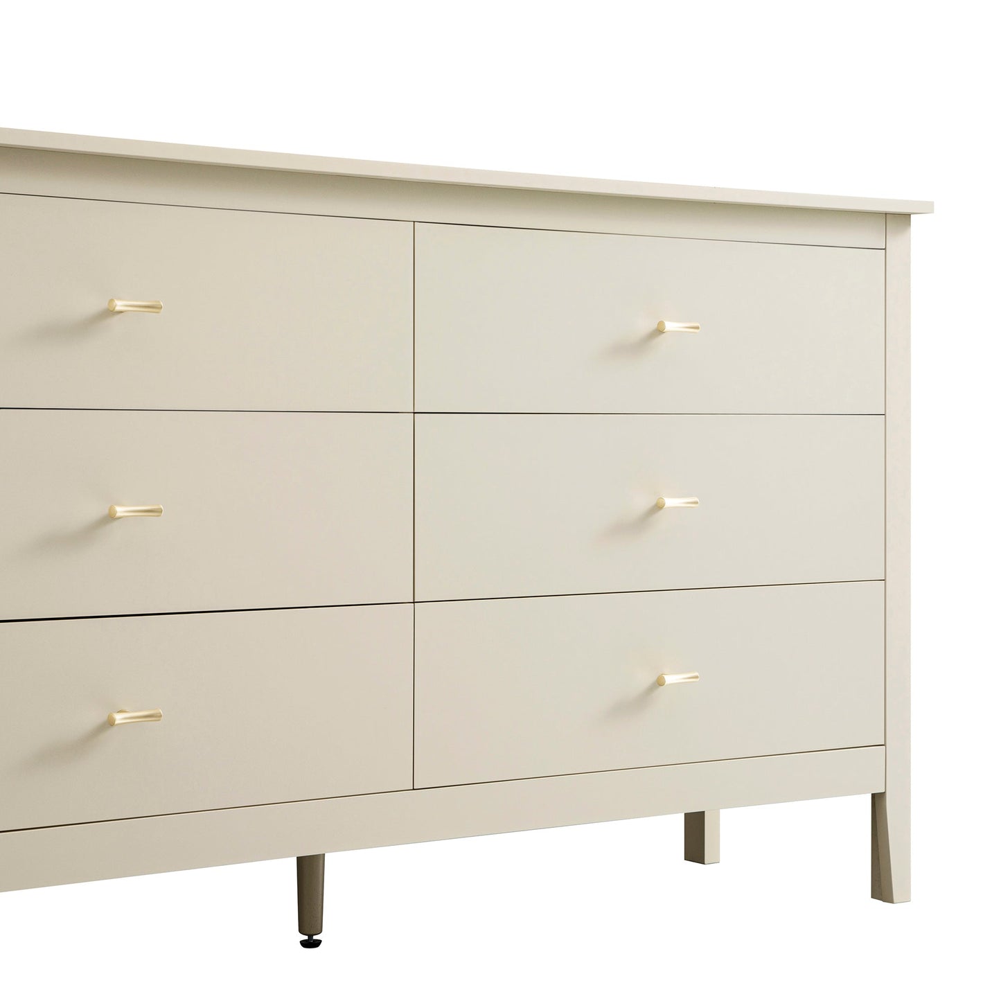 Oakham Chest of 6 Drawers, Shaded White