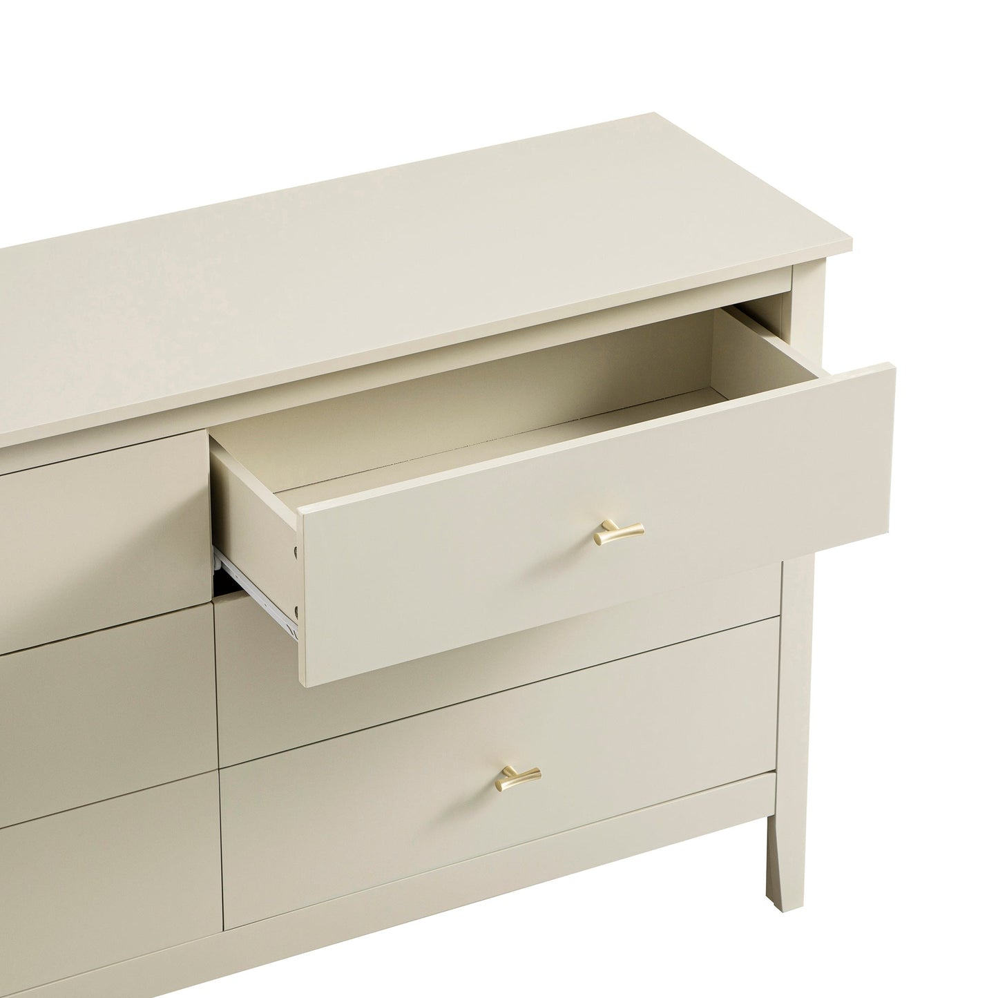 Oakham Chest of 6 Drawers, Shaded White