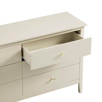 Oakham Chest of 6 Drawers, Shaded White