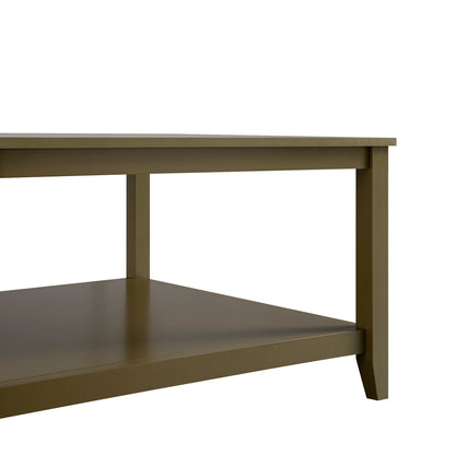 Oakham 80cm Square Coffee Table, Olive Grove