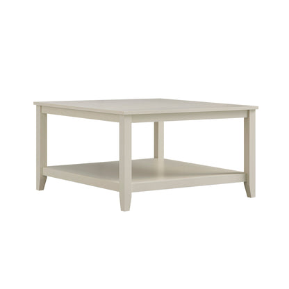 Oakham 80cm Square Coffee Table, Shaded White