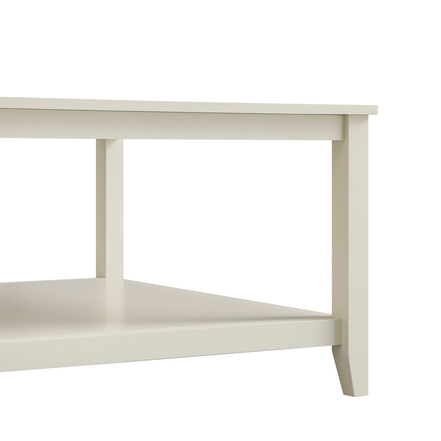 Oakham 80cm Square Coffee Table, Shaded White