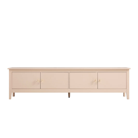 Oakham 180cm Wide TV Unit, Nude Pink