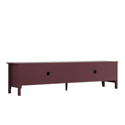 Oakham 180cm Wide TV Unit, Wild Cherry