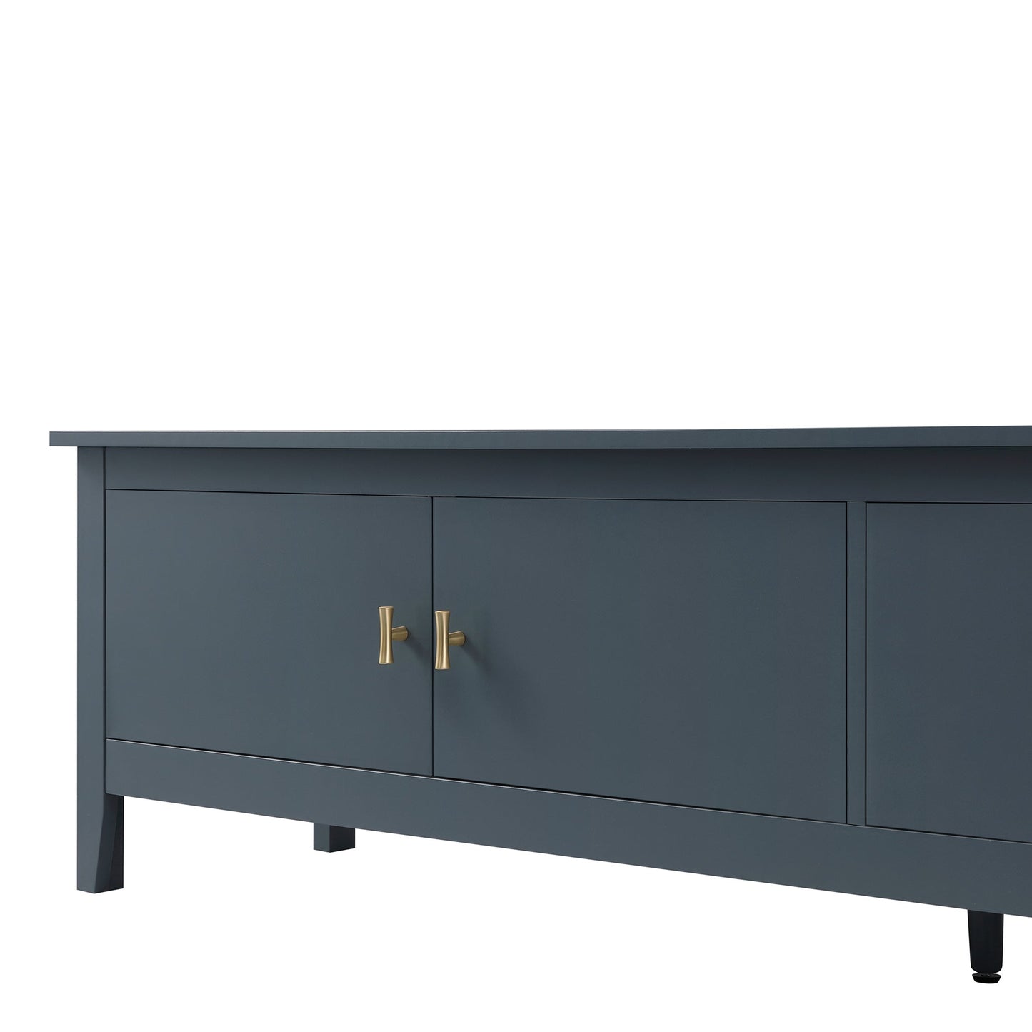 Oakham 180cm Wide TV Unit, Stormy Blue