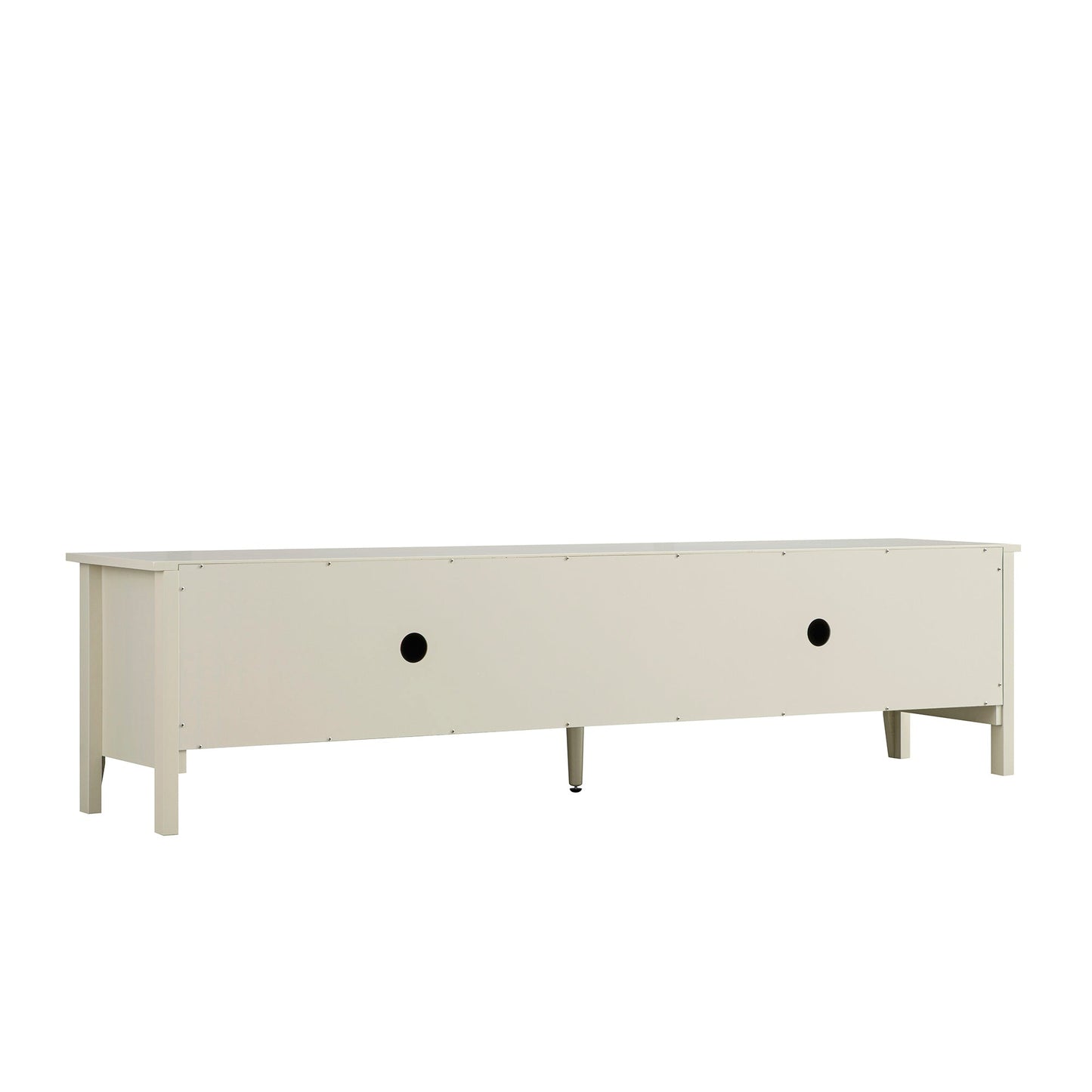 Oakham 180cm Wide TV Unit, Shaded White