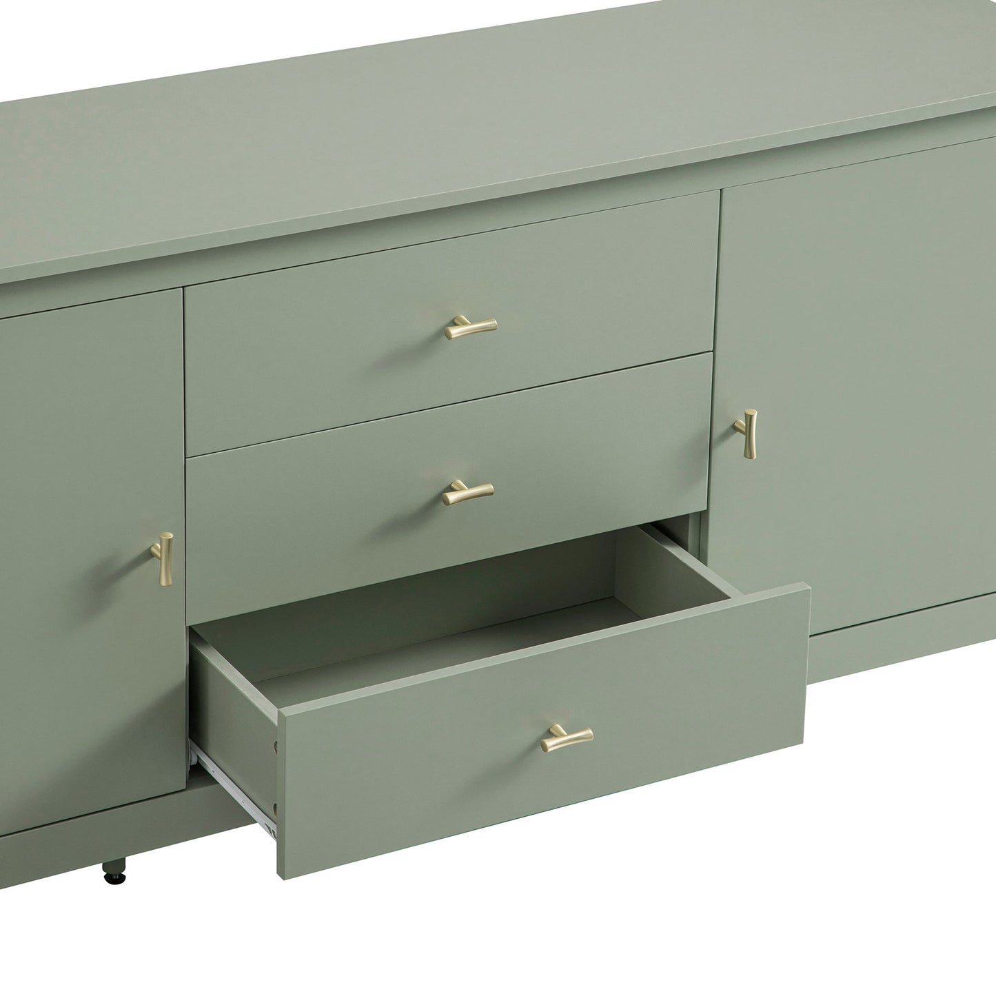 Oakham Wide Sideboard with Drawers, Desert Sage