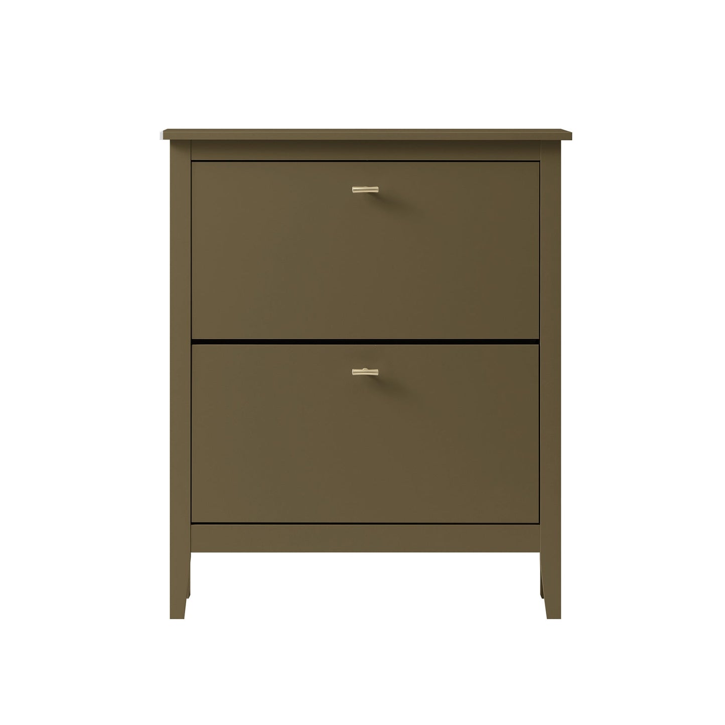 Oakham 2-Tier Shoe Cabinet, Olive Grove