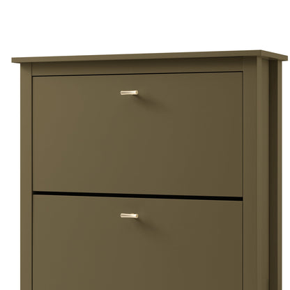 Oakham 2-Tier Shoe Cabinet, Olive Grove