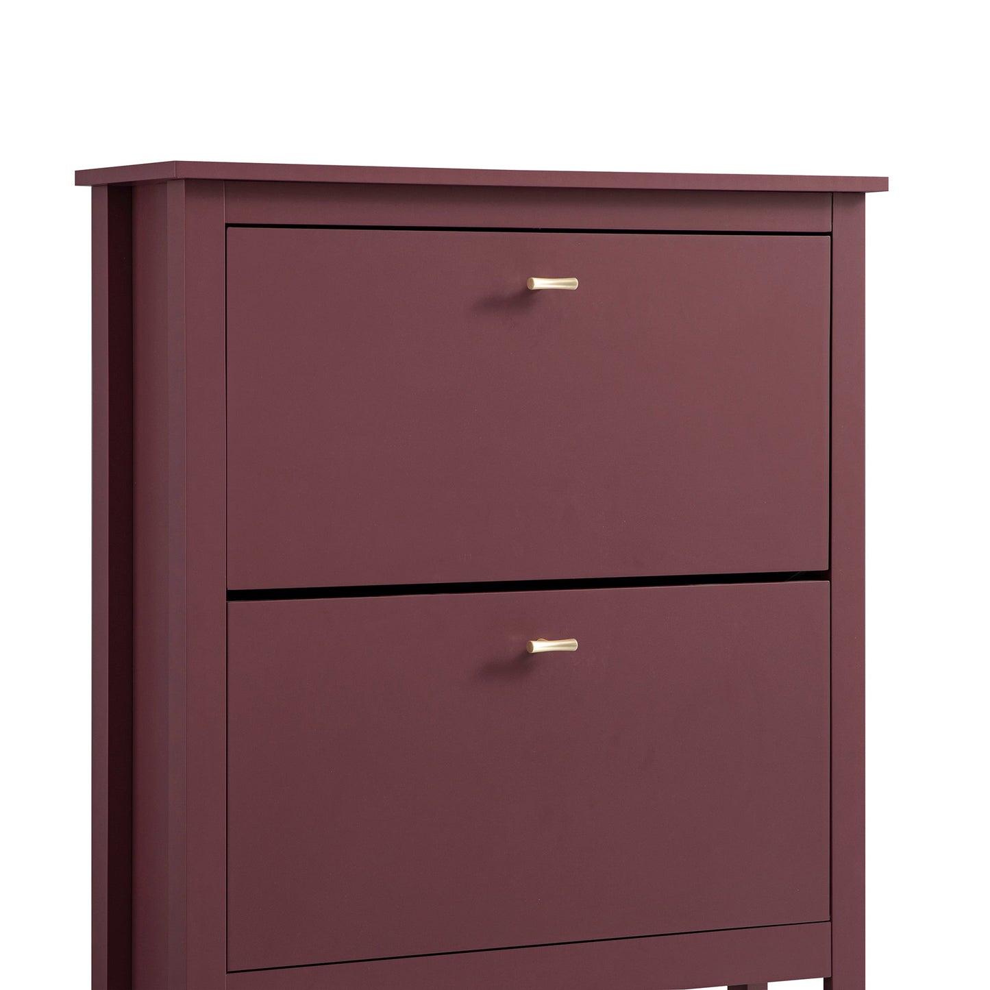 Oakham 2-Tier Shoe Cabinet, Wild Cherry