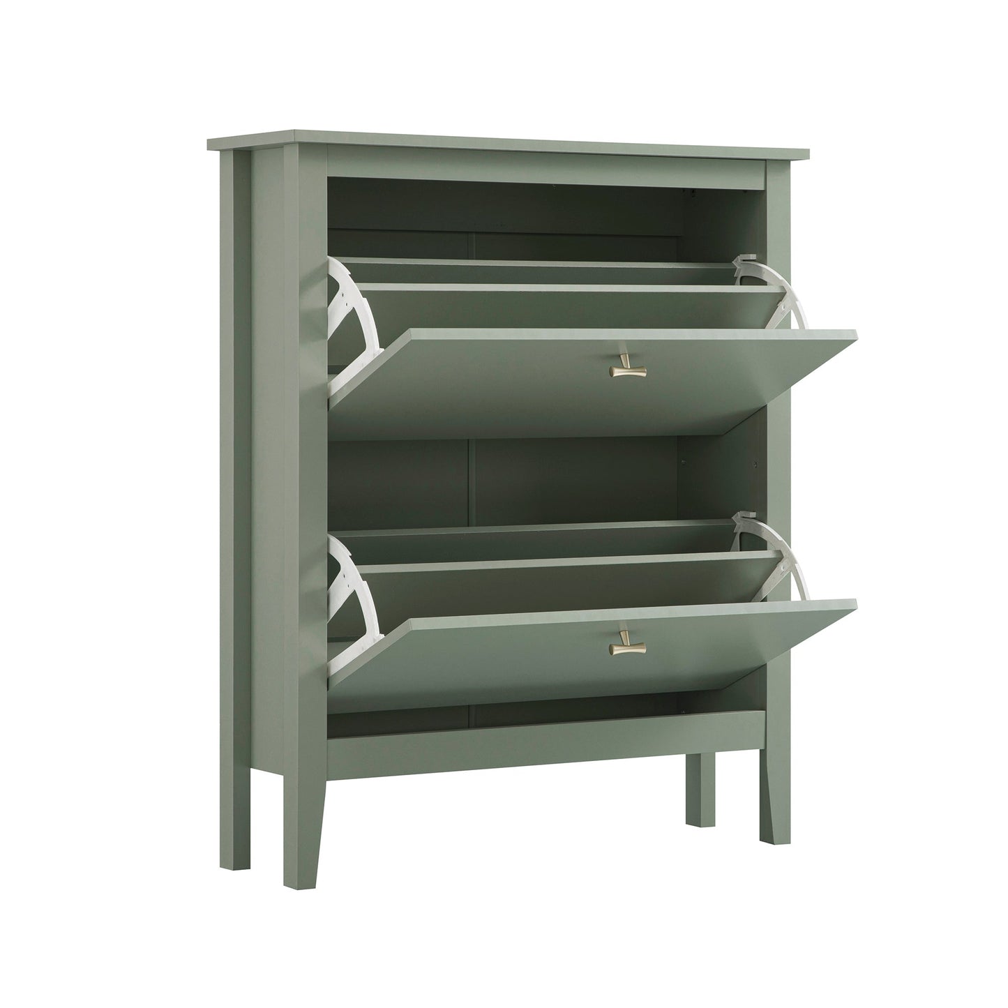 Oakham 2-Tier Shoe Cabinet, Desert Sage