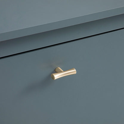 Oakham 2-Tier Shoe Cabinet, Stormy Blue