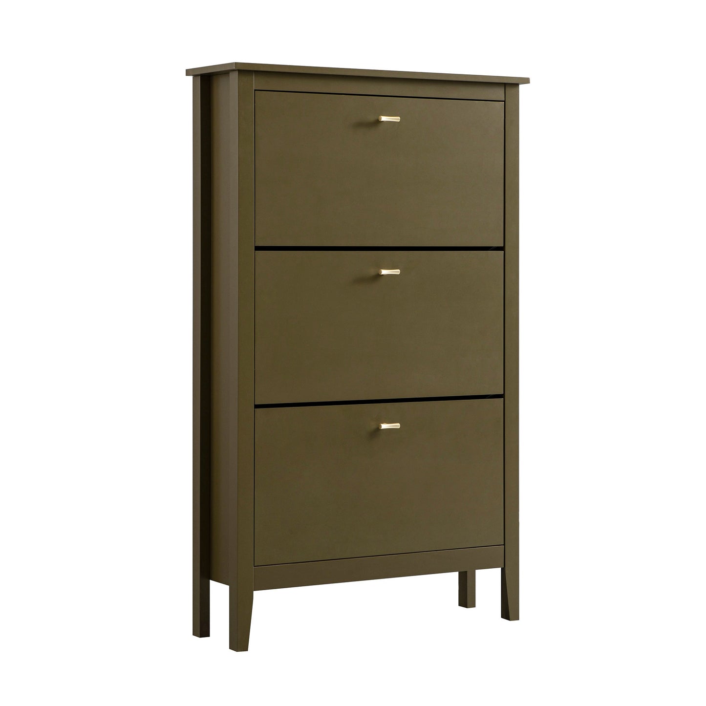 Oakham 3-Tier Shoe Cabinet, Olive Grove