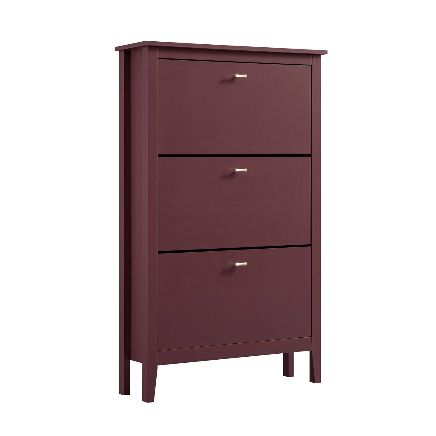 Oakham 3-Tier Shoe Cabinet, Wild Cherry