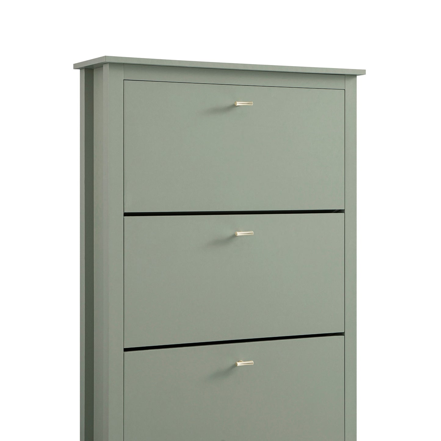 Oakham 3-Tier Shoe Cabinet, Desert Sage