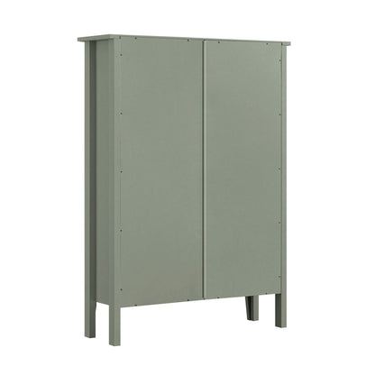 Oakham 2-Tier Shoe Cabinet with Top Drawer, Desert Sage