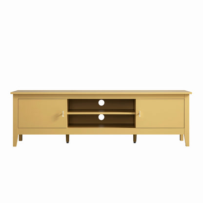Oakham 150cm TV Unit, Rattan Yellow