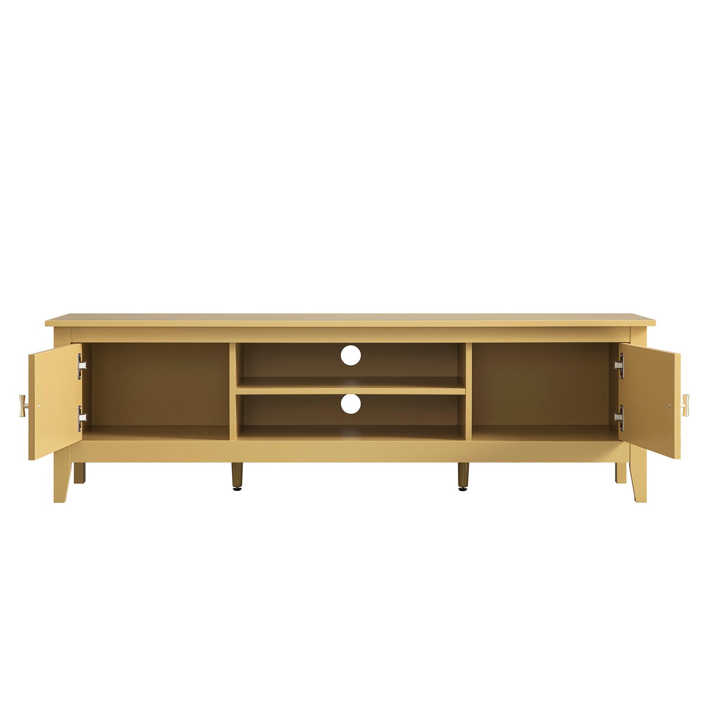 Oakham 150cm TV Unit, Rattan Yellow