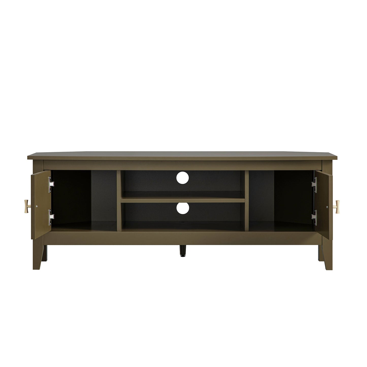 Oakham 120cm Corner TV Unit, Olive Grove
