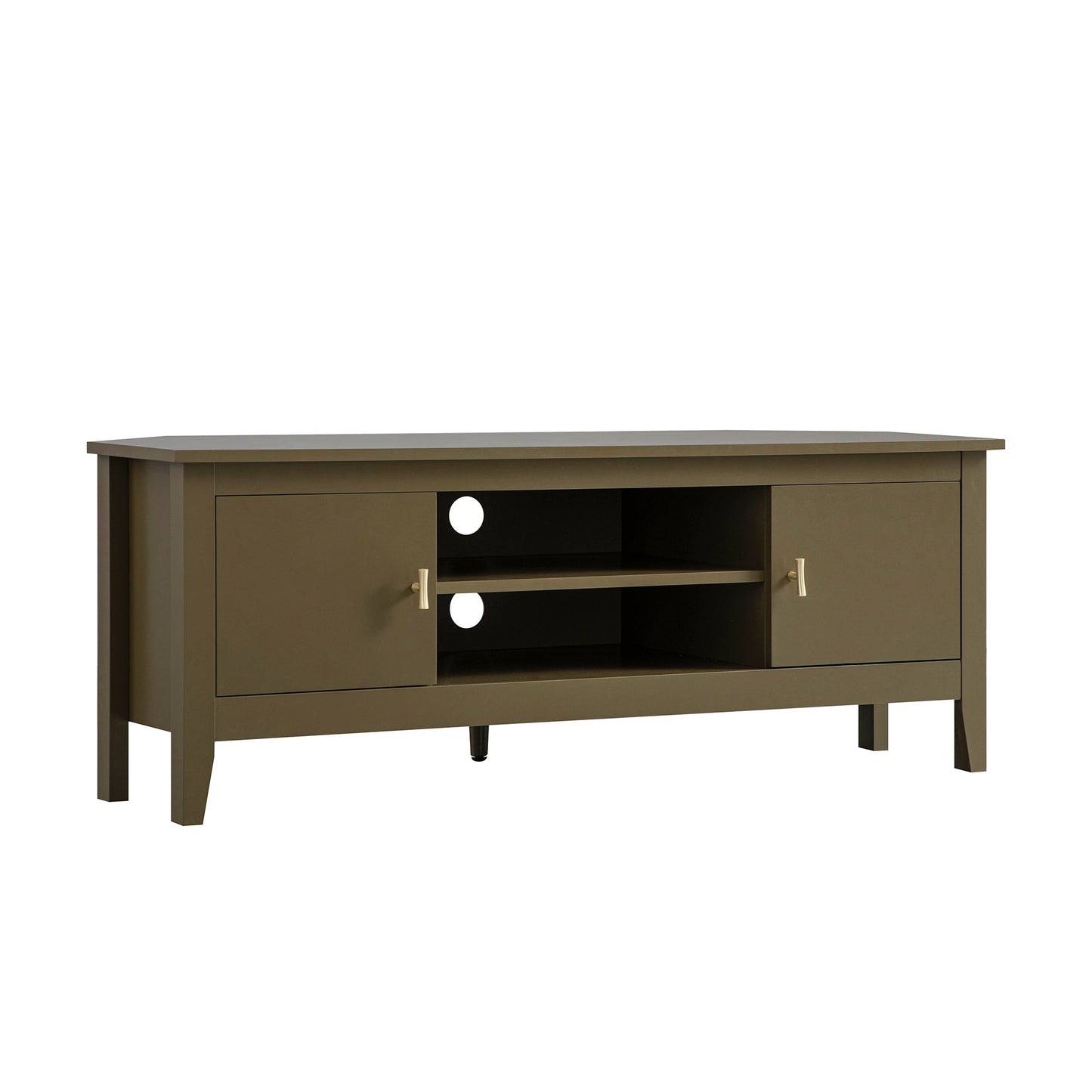 Oakham 120cm Corner TV Unit, Olive Grove