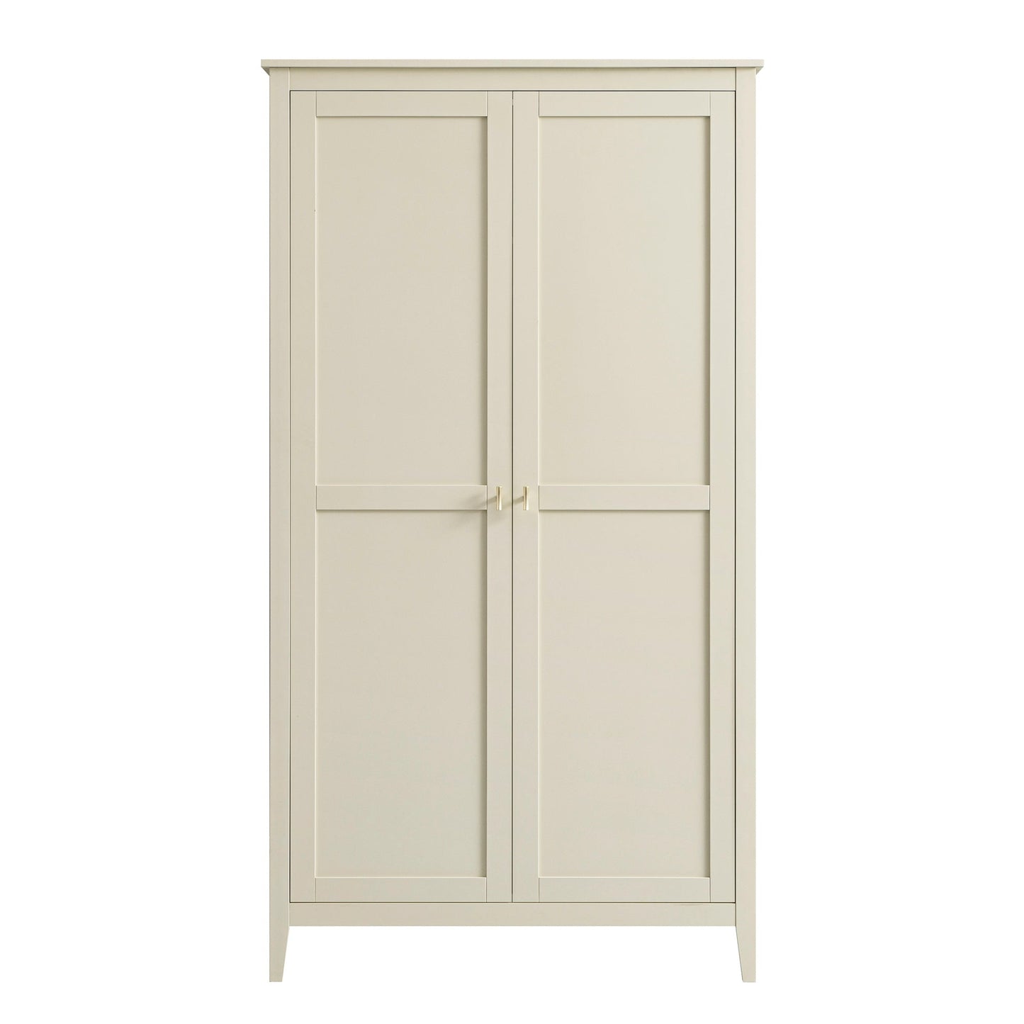 Oakham Double Wardrobe, Shaded White
