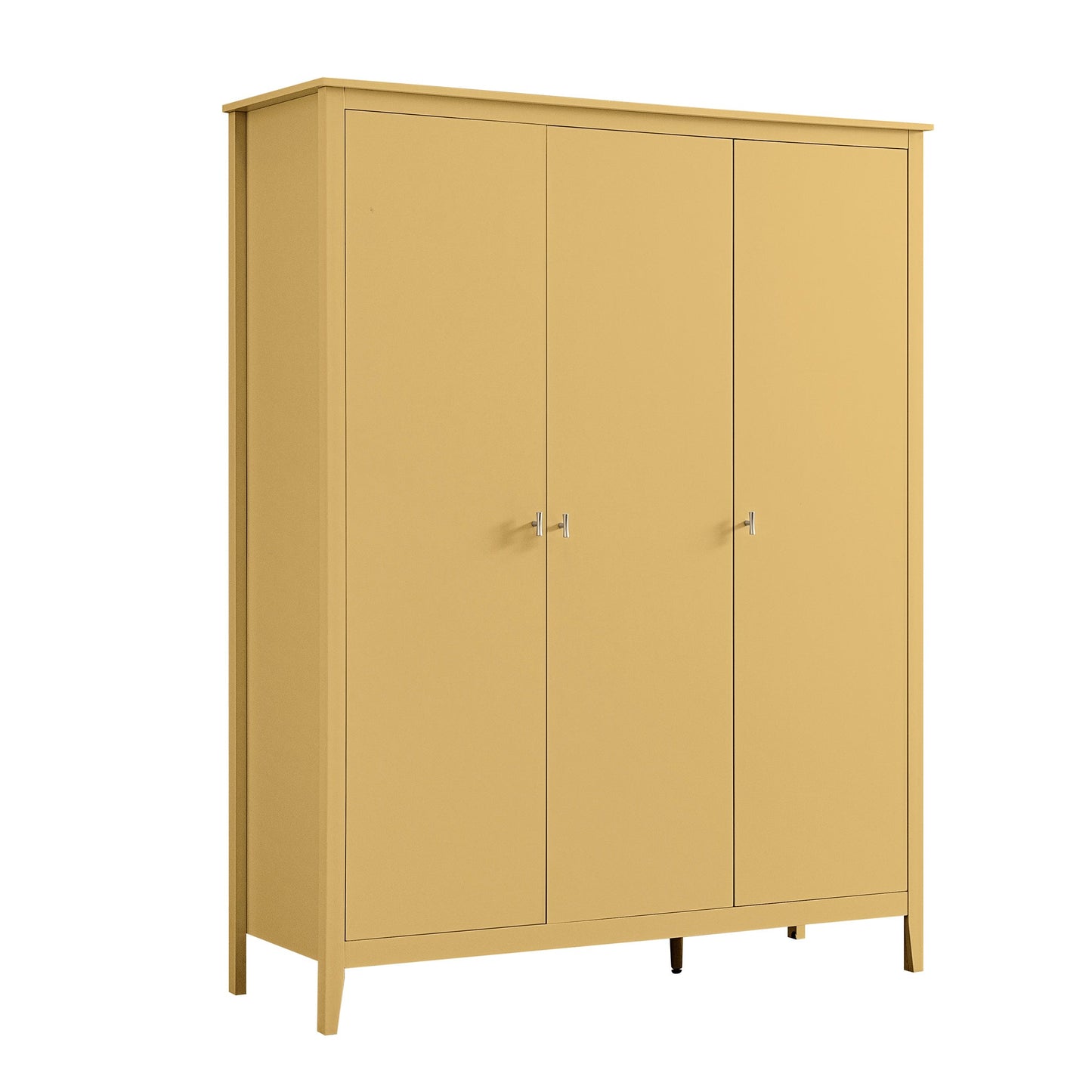 Oakham Triple Wardrobe, Rattan Yellow
