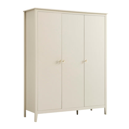 Oakham Triple Wardrobe, Shaded White