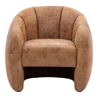 Oxford Tub Chair - Antique Tan Leather