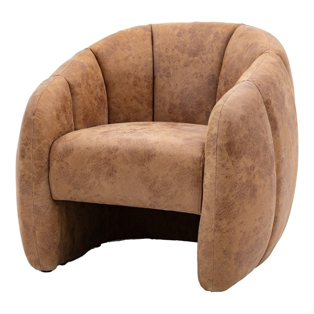 Oxford Tub Chair - Antique Tan Leather