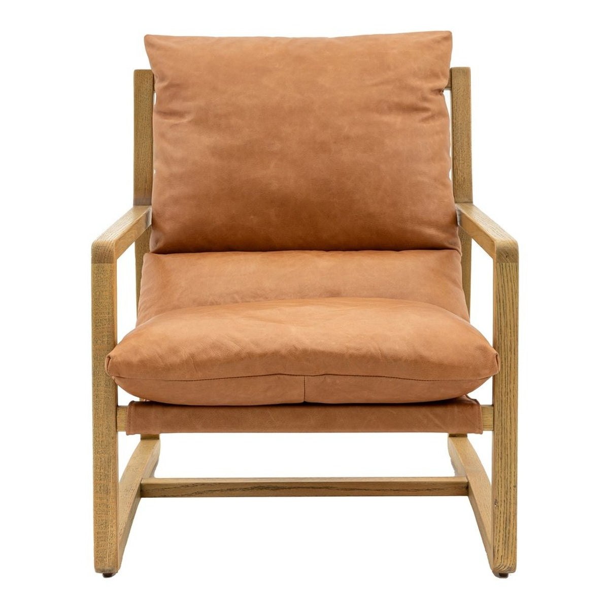 Griffin Lounge Chair - Vintage Brown Leather