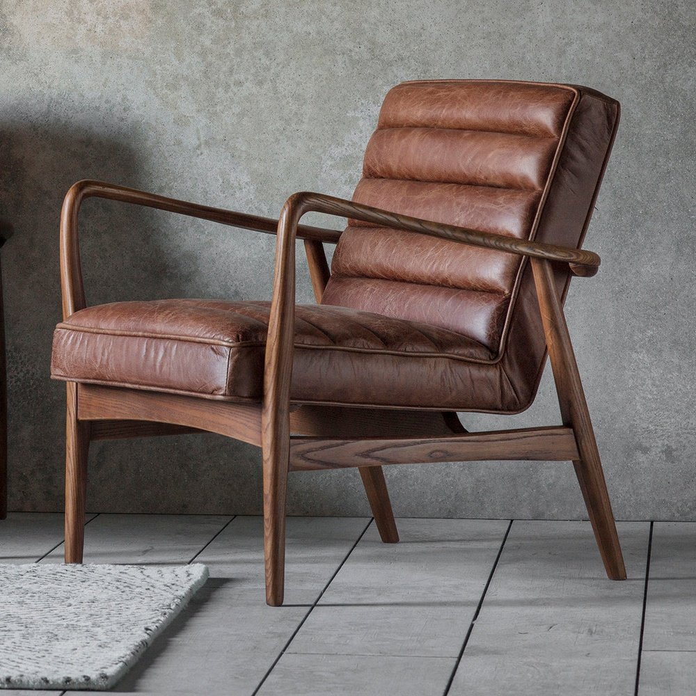 Datsun Occasional Chair - Vintage Brown