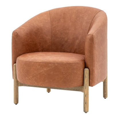 Selhurst Armchair - Vintage Brown Leather
