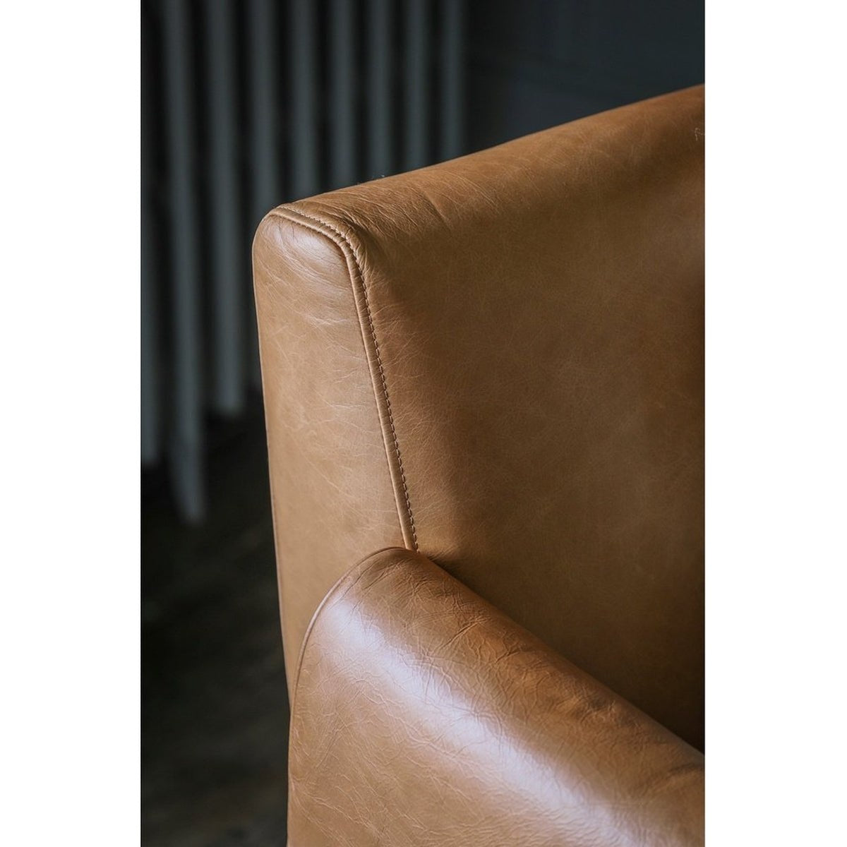 Melrose Armchair - Brown Leather