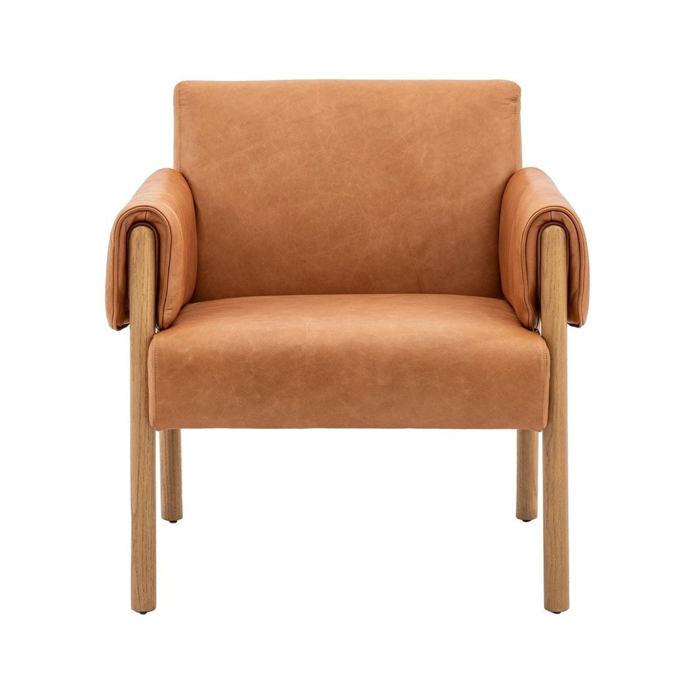 Melrose Armchair - Brown Leather