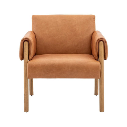 Melrose Armchair - Brown Leather
