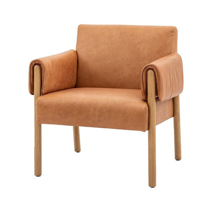 Melrose Armchair - Brown Leather