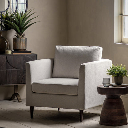 Chesterfield Armchair - Light Grey