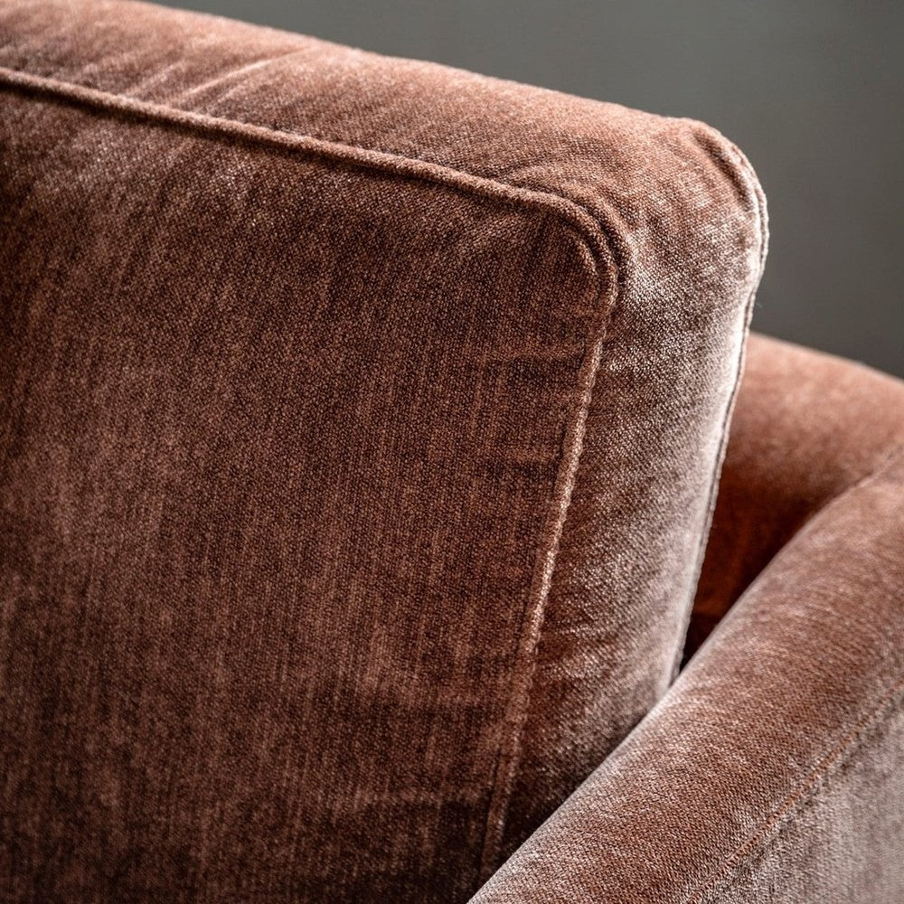 Chesterfield Armchair - Rust