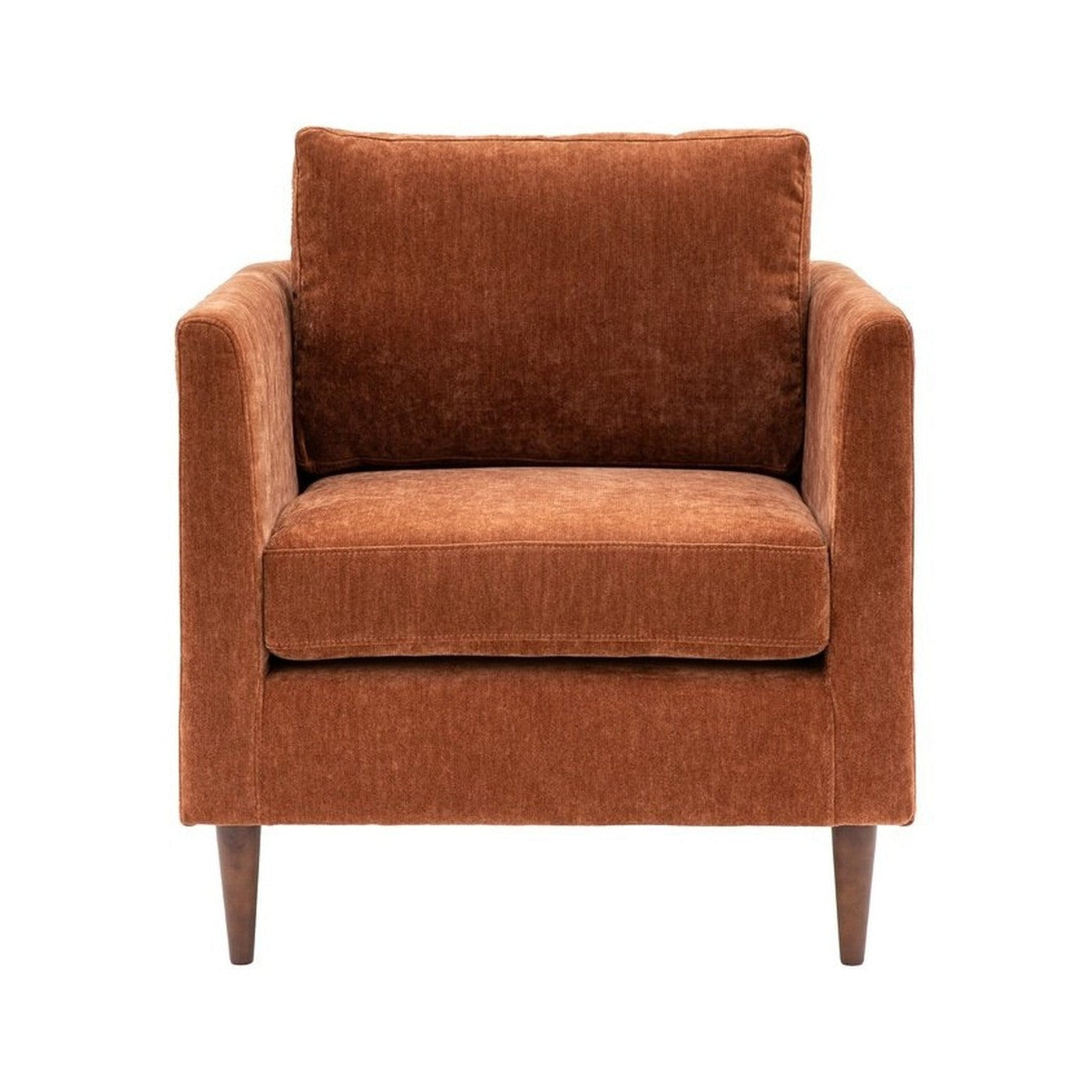 Chesterfield Armchair - Rust