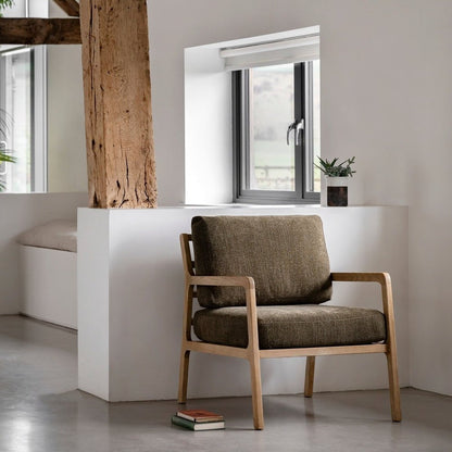 Vesper Armchair - Moss Green