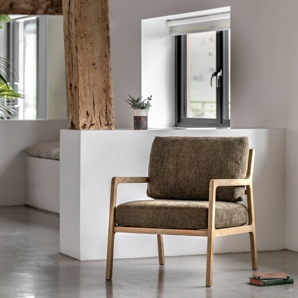 Vesper Armchair - Moss Green