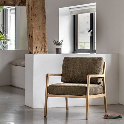Vesper Armchair - Moss Green