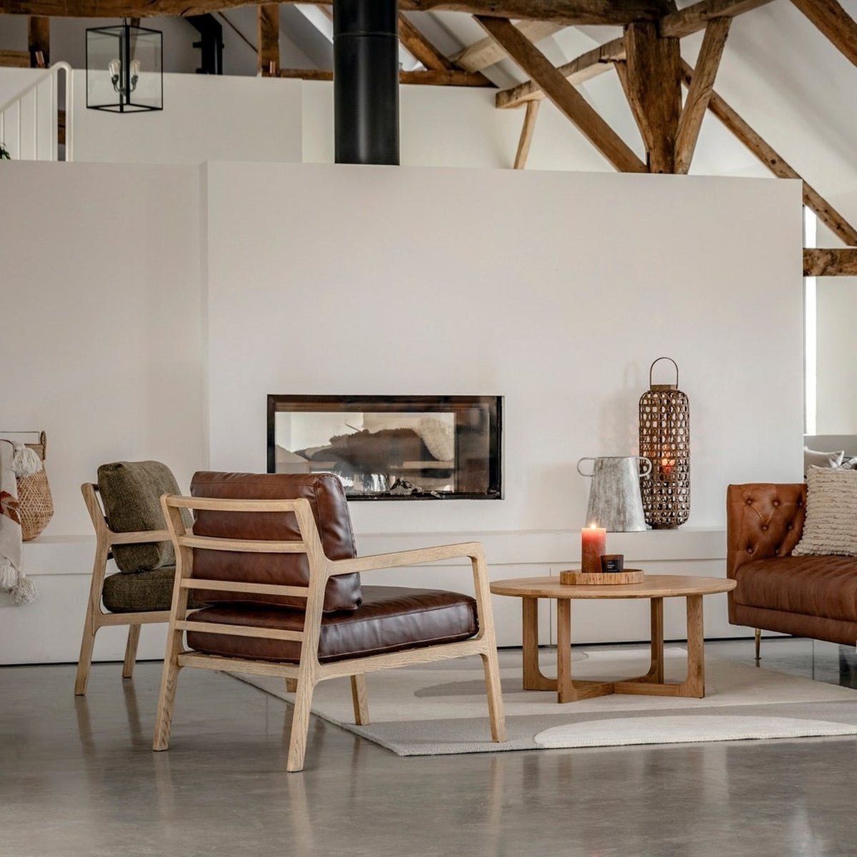 Vesper Armchair - Moss Green